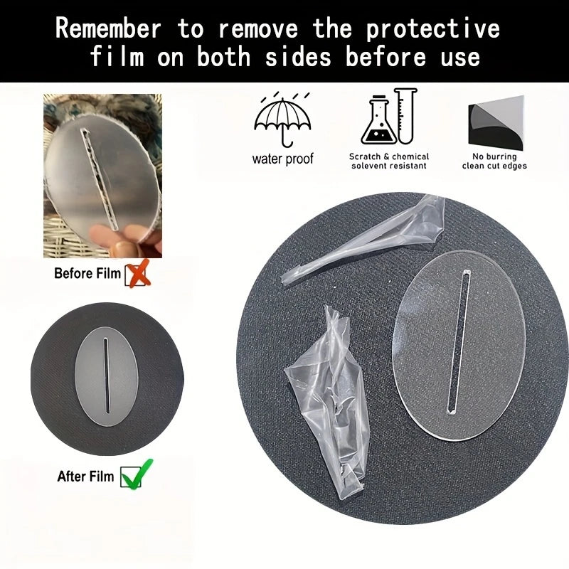 Winter Tree Desktop Ornament Moon House 2D Decoration Acrylic