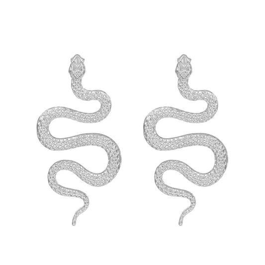 Halloween Snake Stud Earrings for Women 2pcs