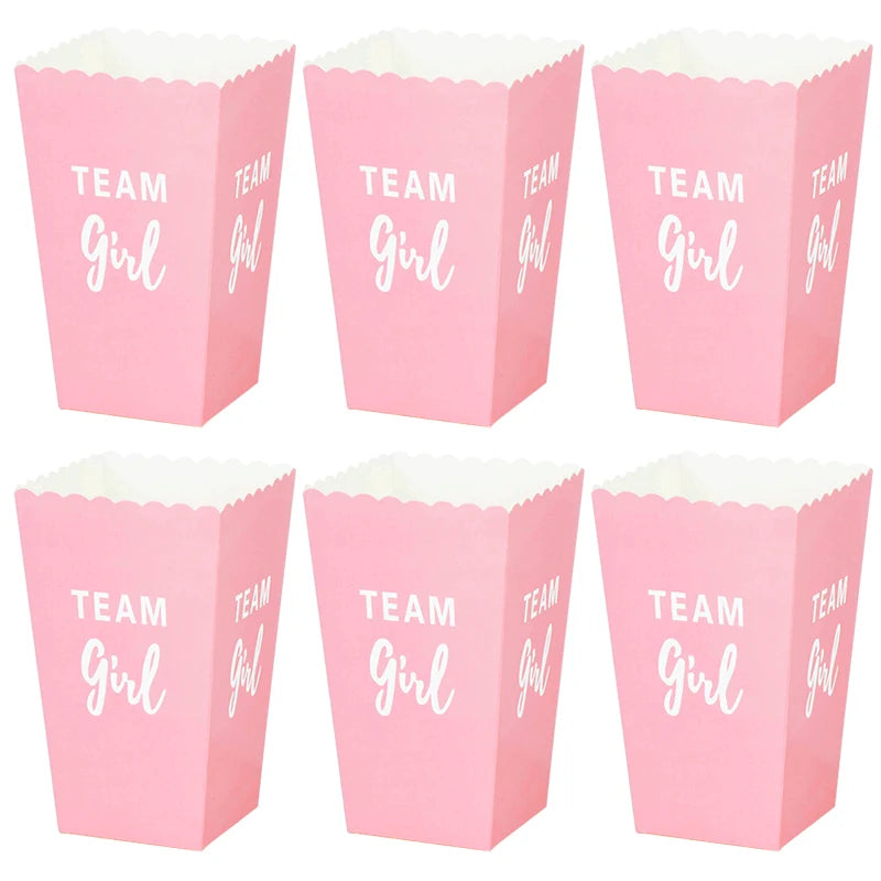Gender Reveal Popcorn Box