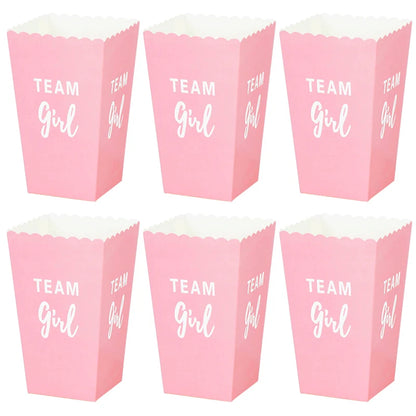 Gender Reveal Popcorn Box
