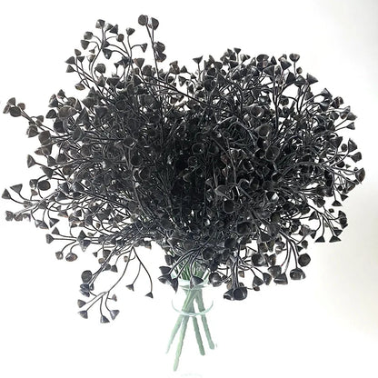 Halloween Black Artificial Plant Decor
