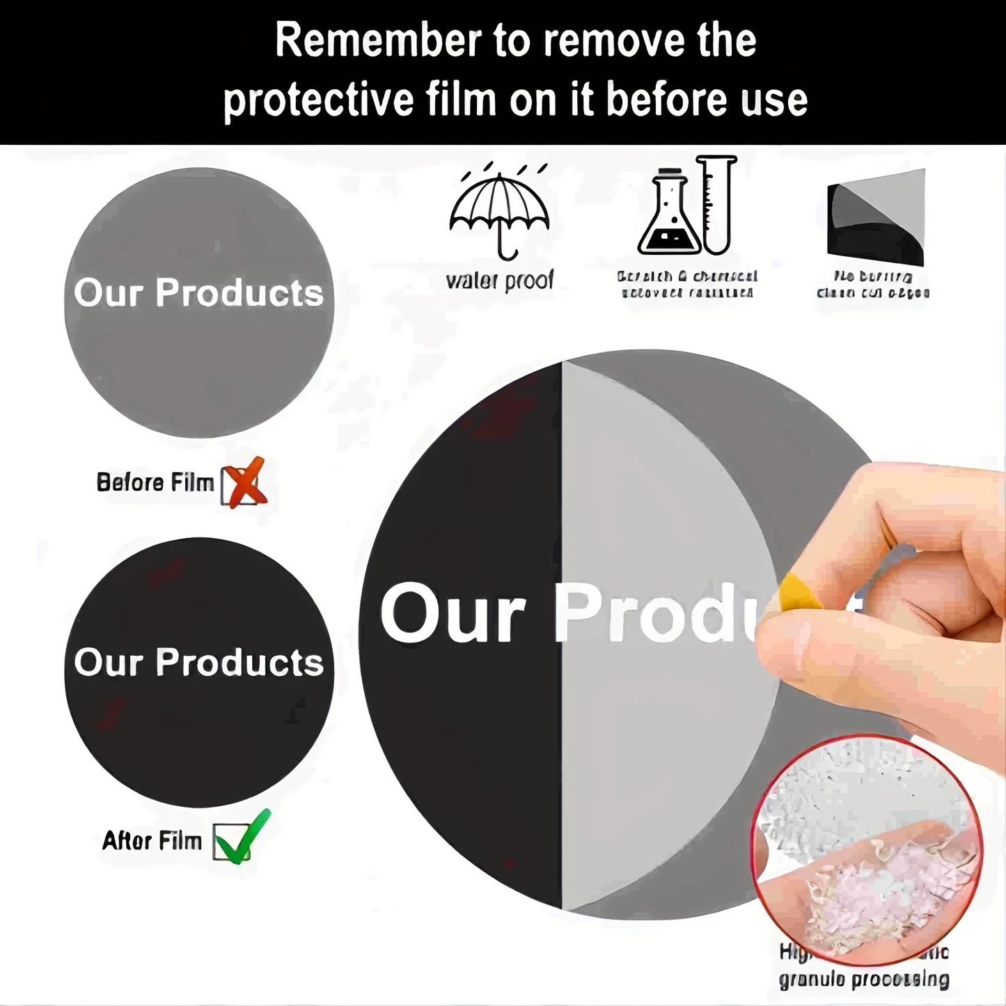 Winter Tree Desktop Ornament Moon House 2D Decoration Acrylic