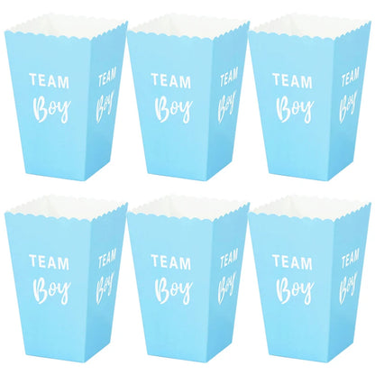 Gender Reveal Popcorn Box