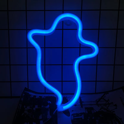 Halloween LED Neon Wall Decor - USB or Battery Powered