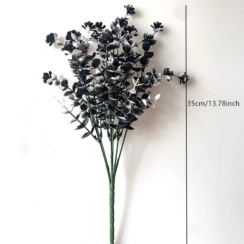 Halloween Black Artificial Plant Decor