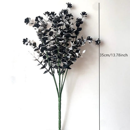 Halloween Black Artificial Plant Decor