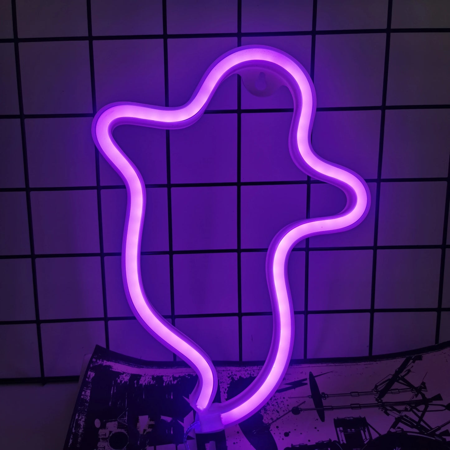 Halloween LED Neon Wall Decor - USB or Battery Powered
