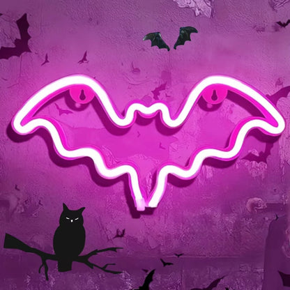 Halloween LED Neon Wall Decor - USB or Battery Powered