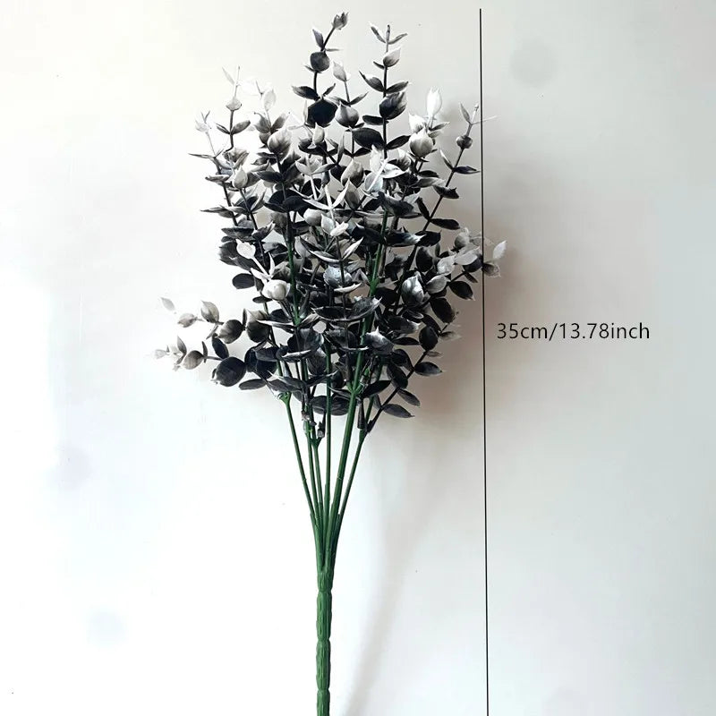 Halloween Black Artificial Plant Decor