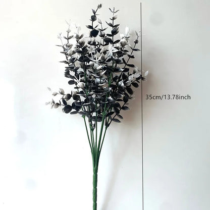 Halloween Black Artificial Plant Decor