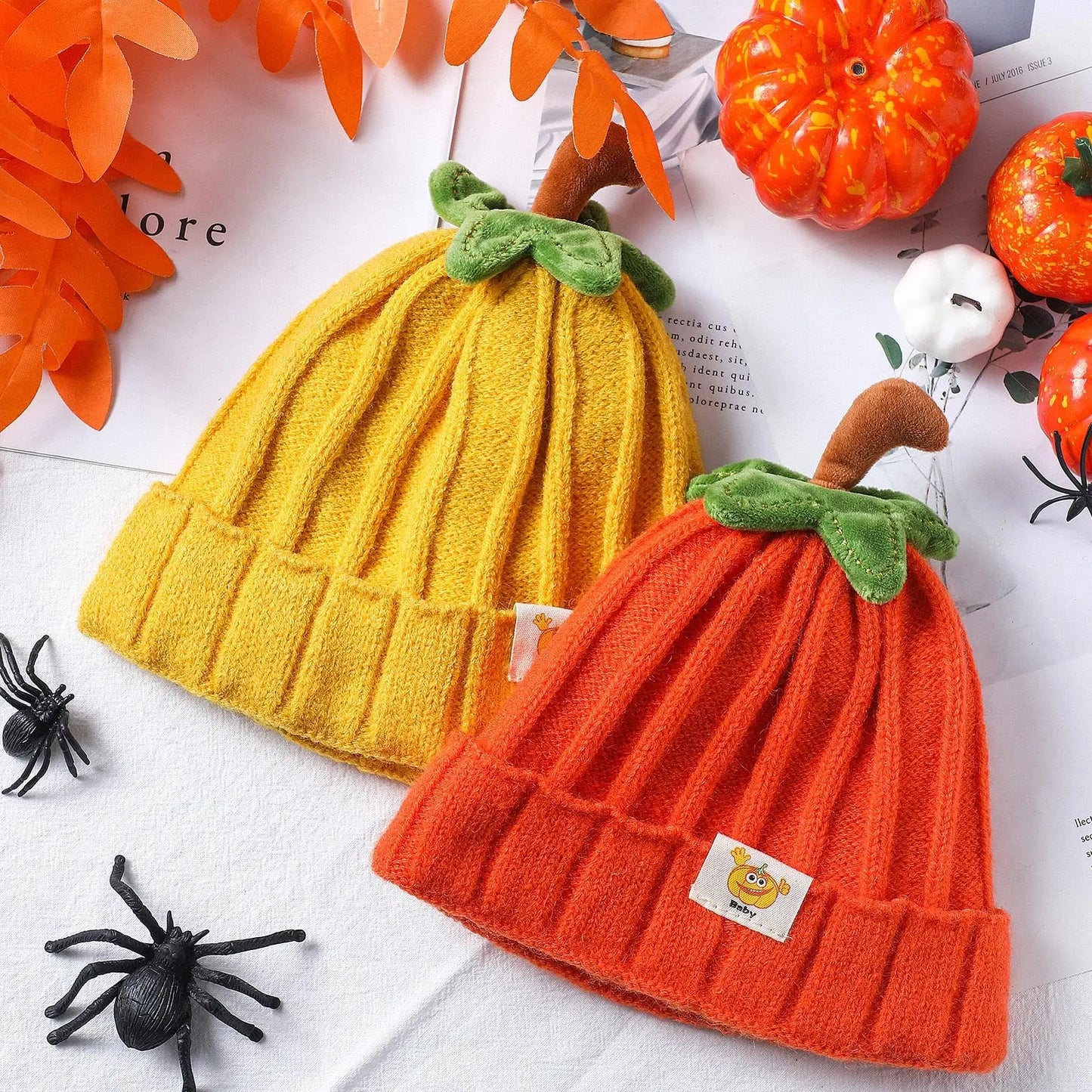 Halloween Pumpkin Beanie for Infants & Toddlers