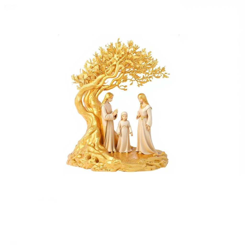 1 piece desktop decoration statue of Jesus, Tree of Life, newborn home decoration ornament. Gifts for children