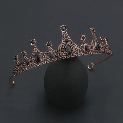 Baroque Princess Alloy Rhinestone Crown