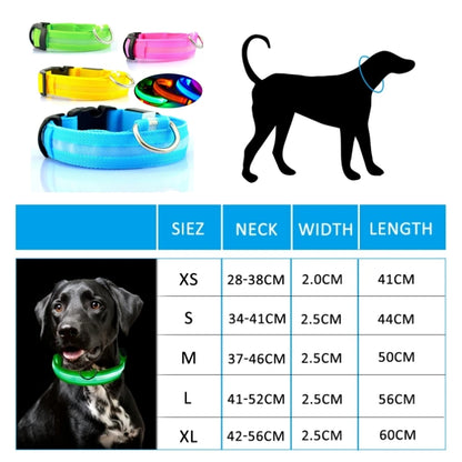 Led Dog Collar USB Charging/Battery