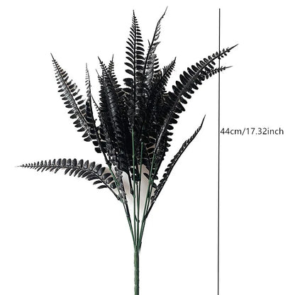 Halloween Black Artificial Plant Decor