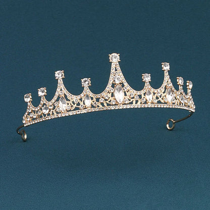 Baroque Princess Alloy Rhinestone Crown