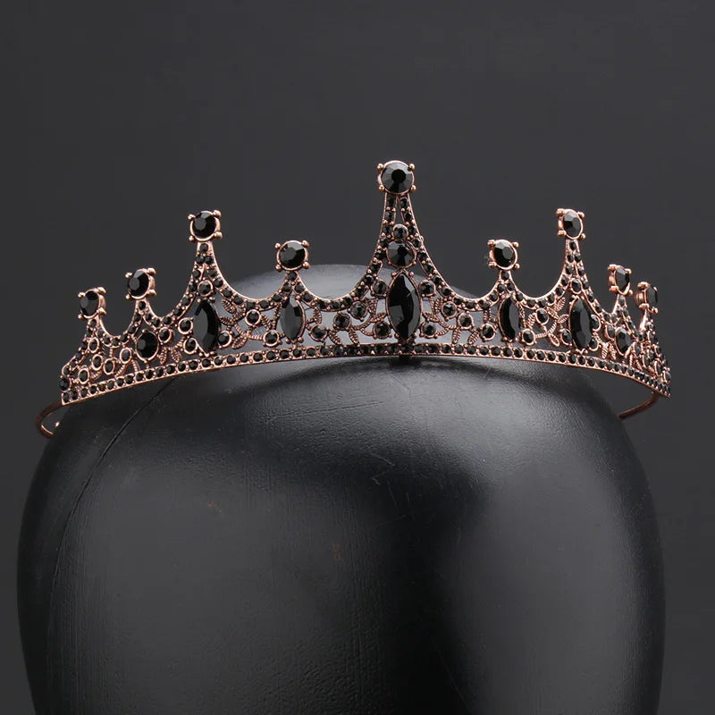 Baroque Princess Alloy Rhinestone Crown