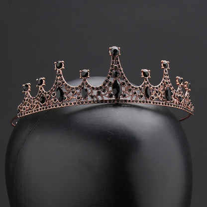 Baroque Princess Alloy Rhinestone Crown