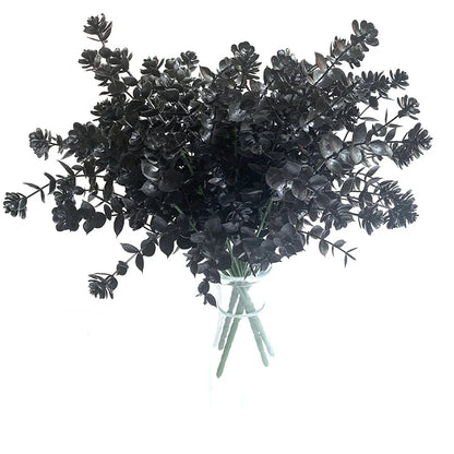 Halloween Black Artificial Plant Decor