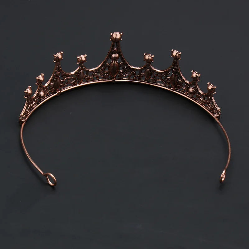 Baroque Princess Alloy Rhinestone Crown