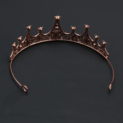 Baroque Princess Alloy Rhinestone Crown