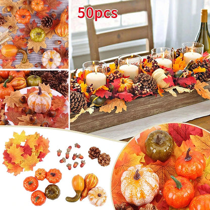 50pc Realistic Autumn Home Decor